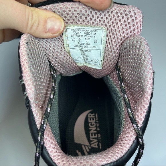 Avenger Womens Breaker Mid 6" Lace Up Work Boot Composite Toe Waterproof Size 10 - Picture 12 of 12